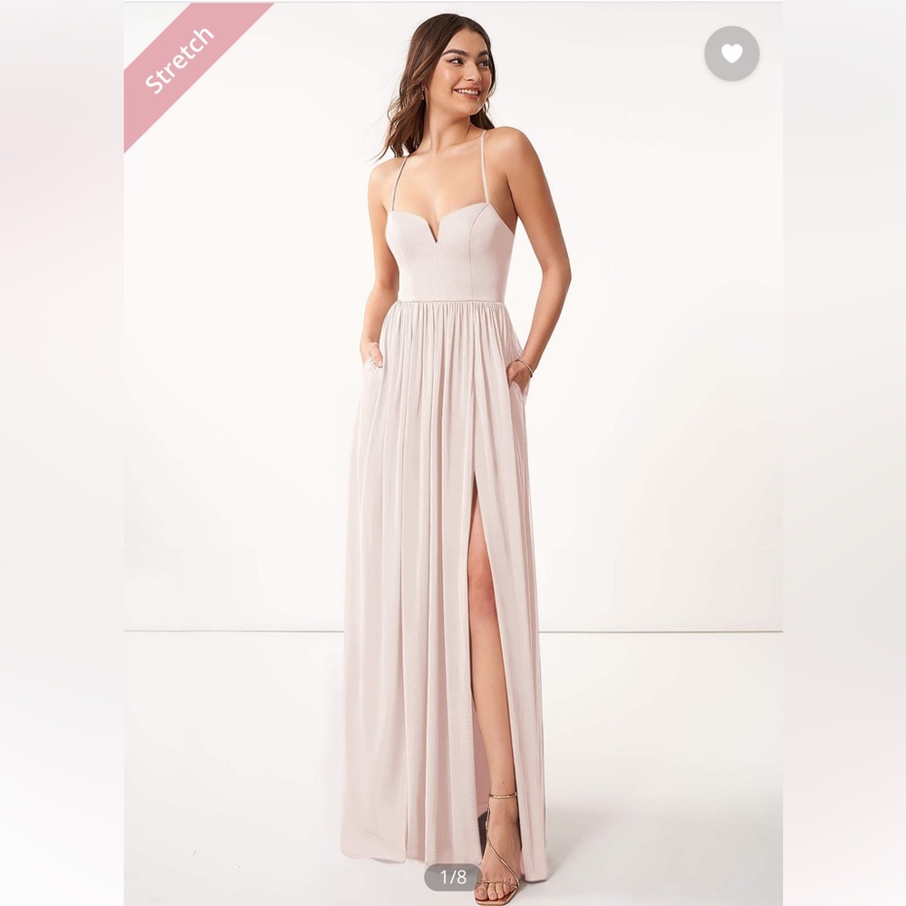 AZAZIE MARSOL
A-Line Corset Mesh Floor-Length Dress Vintage Rose size A0